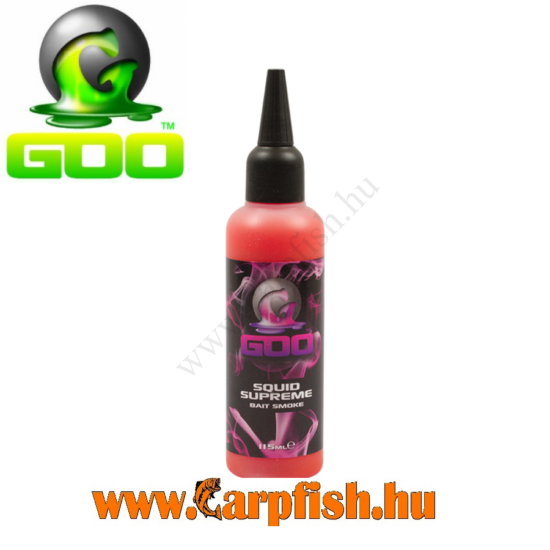 Korda Goo Spicy Squid Supreme Bait Smoke Goo Liquid - folyékony attraktor (fűszeres tintahal) 115 ml