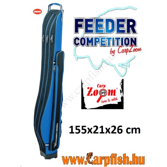 Carp Zoom Feeder Competition Három fakkos merev bottartó táska 155x21x26 cm