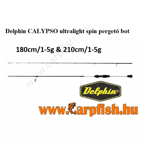 Delphin CALYPSO ultralight spin pergető bot 180cm/1-5g