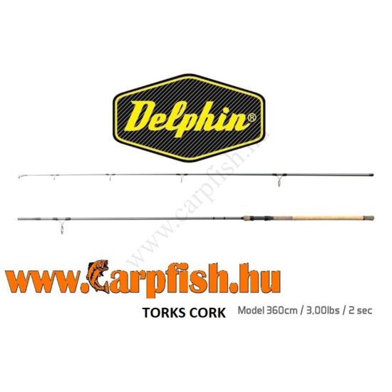 Delphin TORKS CORK pontyozó bot 2 részes  3,6m/3lbs