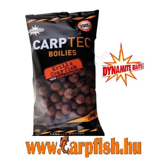 Dynamite Baits  CarpTec   Krill&Crayfish (rák) bojli  1 kg / 20mm