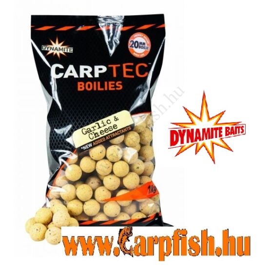 Dynamite Baits  CarpTec   Garlic&Cheese (fokhagyma-sajt) bojli  1 kg / 15mm
