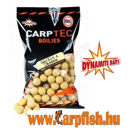 Dynamite Baits  CarpTec   Garlic&Cheese (fokhagyma-sajt) bojli  1 kg / 20mm