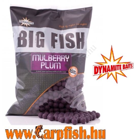 Dynamite Baits Big Fish Mulberry- Plum(eperfa-szilva) Bojli 15mm / 1kg