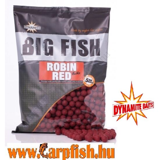 Dynamite Baits Big Fish Robin Red (fűszeres) Bojli 20 mm 1 kg