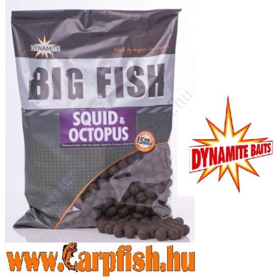 Dynamite Baits Big Fish Squid&Octopus (polip&tintahal) Bojli 20 mm 1 kg 
