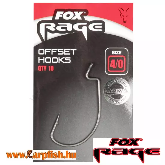 Fox Rage Armapoint® Offset horgok 10db/csomag