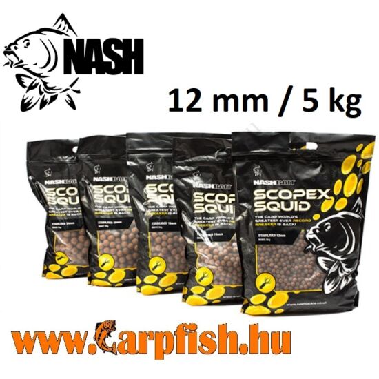 Nash Scopex Squid Boilies  12mm  5 kg