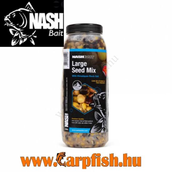 Nash Large Seed Mix (Juharborsó, csicseriborsó, vörös- és sárga kukorica keveréke) 2,5L