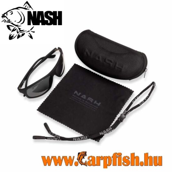 Nash Black Wraps with Grey Lenses Napszemüveg