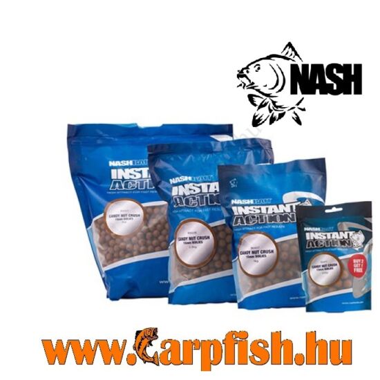 Nash  Instant Action Candy Nut Crush bojli 15mm / 1 kg