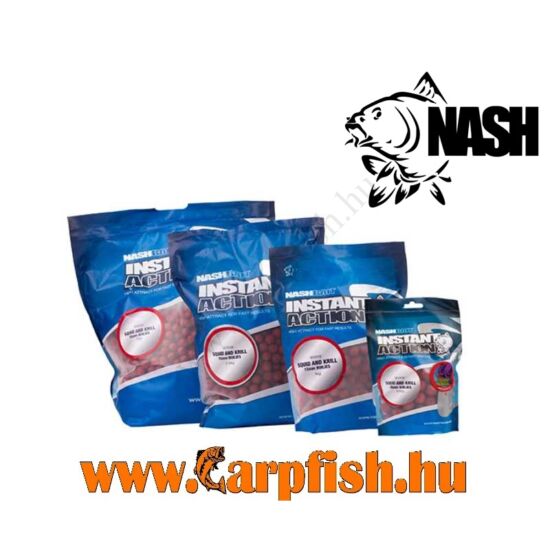 Nashi Instant Action  Squid and Krill Boilies  20 mm  1 kg