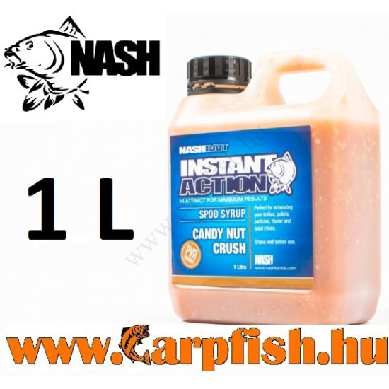 Nash Instant Action Candy Nut Crush Spod Syrup(tigrismogyoró krém) 1 liter