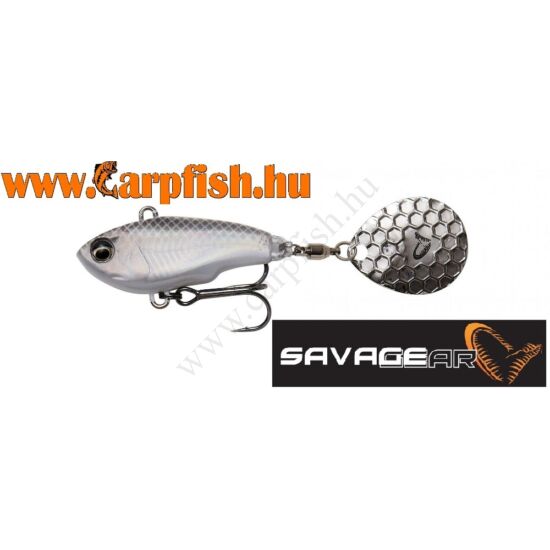 Savage Gear Fat Tail Spin Wobbler 6.5cm 16g White Silver