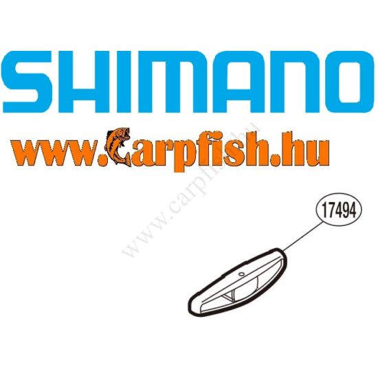 Shimano Handle Knob Seal knob végdugó    RD17494 ( az  RD17493-hoz)
