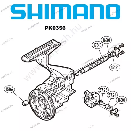 Shimano  fogaskerék készlet PK0356
